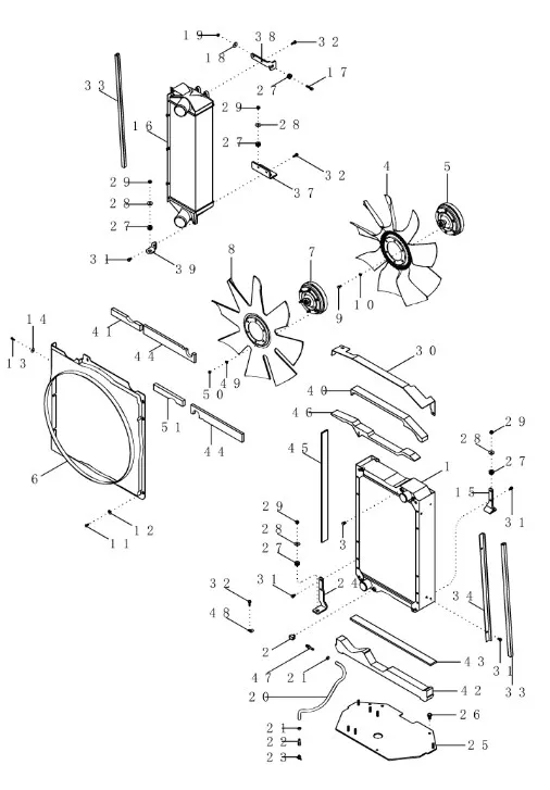 450911A4 - Кожух вентилятора охл. ДВС TG285