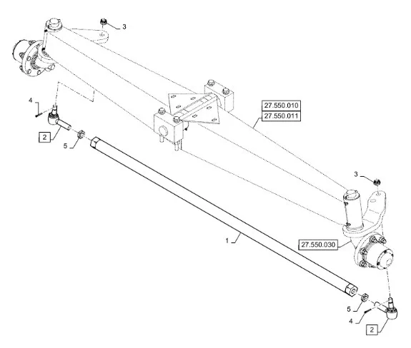 47537643 - Наконечник рулевой тяги